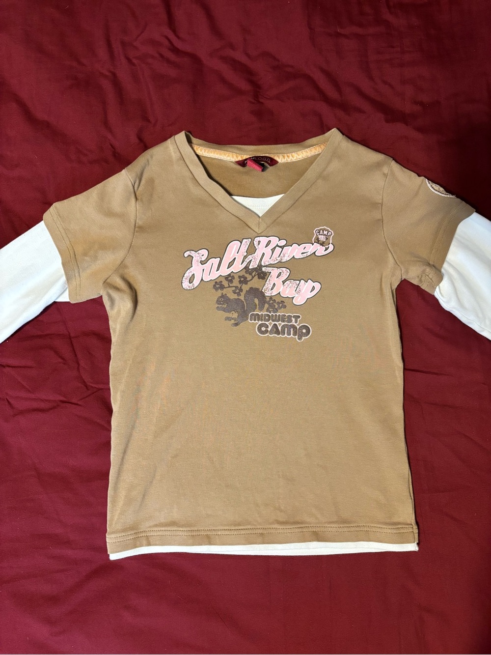 vintage h&m layered long sleeve tee y2k